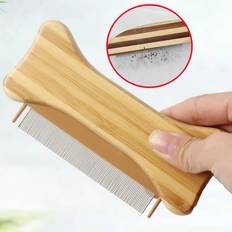 Hundkammar Husdjur Yuyongzhi Bamboo Dog Comb Pet Hair Remover