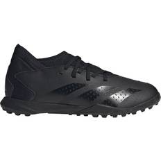 28 - Grusskor (TF) Fotbollsskor Barnskor adidas Junior Predator Accuracy.3 Turf Boots - Core Black/Core Black/Cloud White