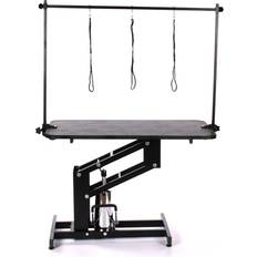 Pedigroom Professional Heavy Duty Hydraulic Dog Grooming Table with H Bar Large