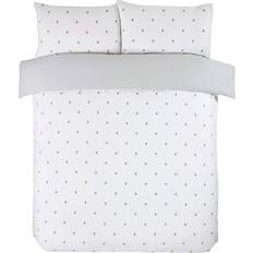 Sleepdown Bumble Bee Duvet Cover White (230x220cm)