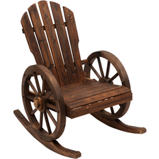 Brown Rocking Chairs Millwood Pines Dhanwati Rocking Chair