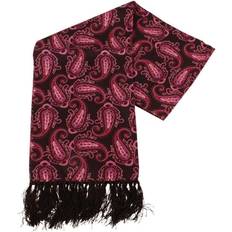 Florals - Purple Accessories Knightsbridge Neckwear Paisley Aviator Silk Scarf Purple