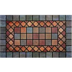 Blue Entrance Mats Nicoman Elegant Tile Mat Barrier Blue