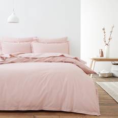 Dunelm Organic Cotton Duvet Cover Pink (200x135cm)