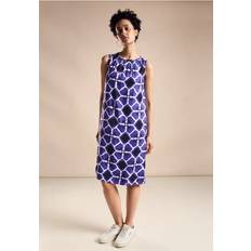 Street One Damen Kleider Street One Viskose Print Kleid - Blau