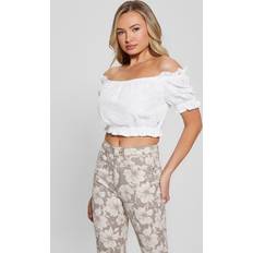 Guess Tops Guess Off-the-shoulder Frida Top White