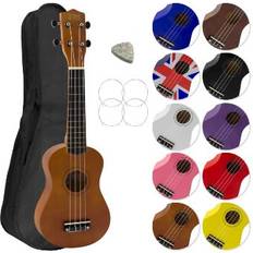 Mad About Soprano Beginners Ukulele with Bag, Natural