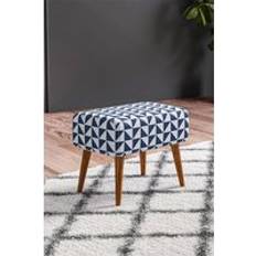 Cheap Foot Stools Living and Home Triangle Patterned Foot Stool