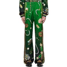 Casablanca Trousers Casablanca Green 'La Boite Bijoux' Trousers LA BOITE BIJOUX