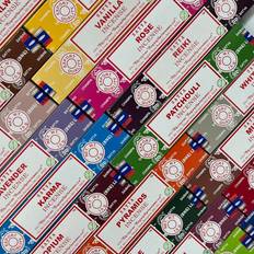 Satya incense sticks many fragrances to mix match 15g joss stick scents Candlestick, Candle & Home Fragrance
