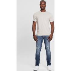 Guess Men Jeans Guess Finnley Distressed Tapered Jeans Blue