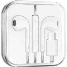 Hörlurar Denmen Universal Headphones Type-C USB-C White DR09