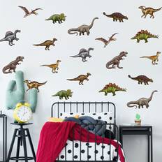 Dinosaurs Wall Decor Kid's Room Stickerscape Dinosaurs Multicolour Dinosaur Wall Stickers