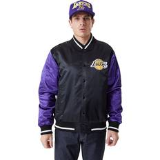 New Era Outerwear New Era Satin Bomber NBA Los Angeles Lakers - Black