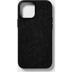 Heyday Apple iPhone 13 mini/iPhone 12 mini Case Black Saffiano