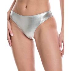 Silver - Women Bikini Bottoms Solid & Striped The Nani Bikini Bottom