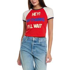 Denim T-shirts Mother Denim Itty Bitty Concert Ringer T-Shirt