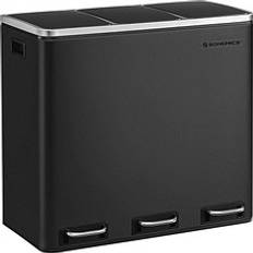 Songmics Kitchen Rubbish Bin 3 x 18 Litres
