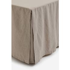 H&M Dobbelt/kingsize Sengetæppe Beige, Grå (200x180cm)