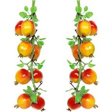 VICASKY Tomato Fake Fruit Garland Hanging Artificial Plant