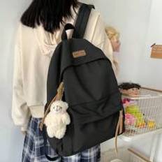 Väskor Shein Large Capacity Solid Classic Backpack