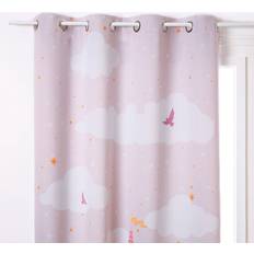Børneværelsesgardin Mørklægning Pink 135 x 260 cm