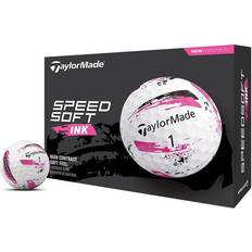 TaylorMade SpeedSoft Golfbolde Ink Pink 12-pak