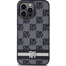 DKNY Checkered Pattern and Stripe Case for iPhone 15 Pro Max