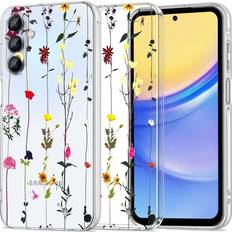 Tech-Protect Samsung Galaxy A55 5G Flexair Fleksibelt Plastik Cover Garden Floral