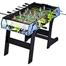Leomark hopfällbart bordsfotboll i trä 121,5 BxDxH, fotboll fotbollsmatch, fotbollsbord Smart