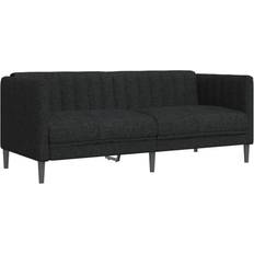 vidaXL 2-sits svart tyg Soffa 176cm 2-sits