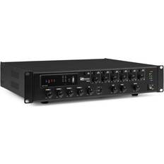 Power Dynamics PMP240 6-zonsförstärkare perfekt för högtalarsystem med internetradio och Bluetooth 240W, PMP240 COMMERCIAL MIXER AMPLIFIER 240W 6 ZONES