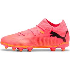 Puma Future Match MG Forever Faster Pink/Sort/Orange Børn Græs FG' 'Kunstgræs AG ['37½