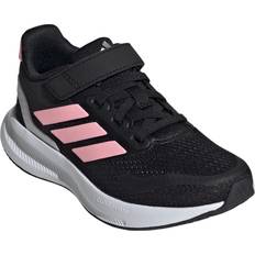 adidas Kids' Runfalcon Sneaker in Black/Pink/Silver