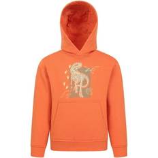 Orange Hoodies Children's Clothing Mountain warehouse Childrens/Kids Dinosaurs Organic Glow In The Dark Hoodie Orange years/6 years