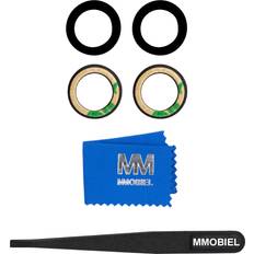 Mmobiel Back Rear Camera Glass Lens Replacement Compatible with Samsung Galaxy Z Flip3 5G 2021 Incl. Double Sided Adhesive, Tweezer and Cloth