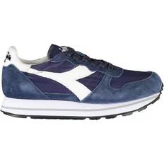 Diadora Elegant Blå Lace-Up Sneakers with Contrasting Details 36.5, Blue, Blå Color_Blå Dame, new-with-tags, Sko, Sneakers, Sneakers Women Shoes