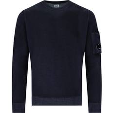 C.P. Company Tops C.P. Company Men's Merino Wool Crewneck Sweatshirt - Navy