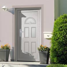 Doors vidaXL Haustür Weiß 88 190 cm PVC Außentür (x190cm)