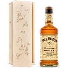 Jack Daniels Honey in gravierter Kiste