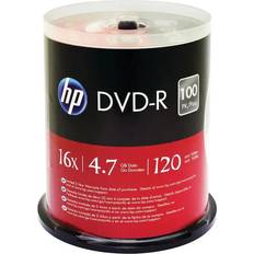 HP 200 dvd-r dvd 16x blank 4.7gb white inkjet printable disc spindle cake box 5GB