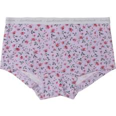 Purple Panties Children's Clothing Deux par Deux Printed Roses and Butterflies Boyshort Pantie Girls