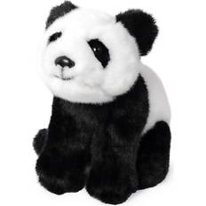 Pandor Mjukisdjur Living Nature Gosedjur 16x12 Panda Young Svart/Vit One Size Gosedjur