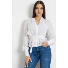 Guess Blouses Guess Pleated Blouse White