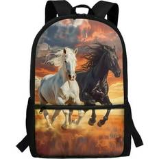 School Bags ForUDesigns Sold by: U Horse Backpack School Kids 17 Inch Middle School Book Bags Teen Boys School Bags with Laptop Compartment Outdoor School Daily Daypack