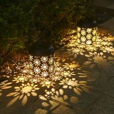 Tomshine 2 Pack Solar Lantern Light Garden Courtyard