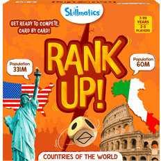 Skillmatics Sold by: Skillmatics USA, Skillmatics Trump Card Game Rank Up Countries Memory Game Perfect for Boys Girls Kids and Families Who Love Board Games Travel Friendly Gifts for Ages 7 8 9 and Up