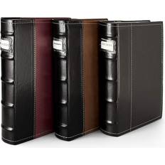 Optical Storage Bellagio Bellagio-Italia Classic DVD Binder Assortment Includes Black, Brown, and Burgundy Store 144 Discs