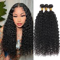 Afekisn Wave Bundles Human Hair 26 26 26 Brazilian Curly