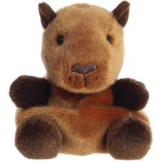 Aurora Adorable Palm Pals Sid Capybara Stuffed Animal Pocket-Sized Play Collectable Fun Brown 5 Inches